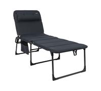 Crespo Lit bain de soleil AP/363 Air-Deluxe Gris Modèle 2025