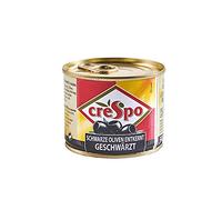 Crespo Olives Noires Confites Dénoyautées, La boîte de 85g net égoutté