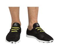 Cressi 1946 Aqua Shoes Chaussures de Plage & Piscine Mixte, Noir/Jaune, 37