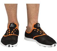 Cressi 1946 Aqua Shoes Chaussures de Plage & Piscine Noir/Orange 35