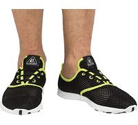 Cressi 1946 Aqua Shoes Chaussures de Plage & Piscine Noir/Verde 35