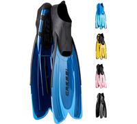 CRESSI Agua Fins - Palmes Chaussantes de Snorkeling, Bleu/Azure, 45/46, Adultes