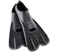 Cressi Agua Short, Adulte Courte Palmes pour la Natation et plongée avec Tuba - fabriqué en Italie Italien Qualité Depuis 1946, DP205045, Noir, 10/11 (45/46)