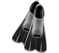 Cressi Agua Short, Adulte Courte Palmes pour la Natation et plongée avec Tuba - fabriqué en Italie Italien Qualité Depuis 1946, DP205037, Noir, 4/5 (37/38)