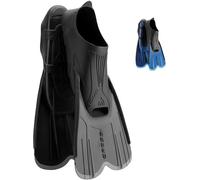 Cressi Agua Short Palmes de Natation Mixte Adulte, Noir/Argent, 39/40