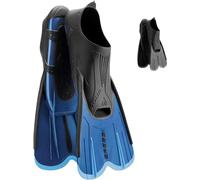 Cressi Agua Short Palmes de Natation Mixte Adulte, Noir/Bleu, 33/34