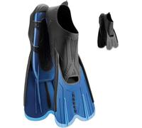 Cressi Agua Short Palmes de Natation Mixte Adulte, Noir/Bleu, 37/38