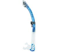 Cressi Tuba de plongée Alpha Ultra Dry - Valve anti-éclaboussures, embout anatomique - Bleu