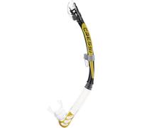 Cressi Alpha Ultra Dry Tuba Mixte, Transparent/Noir/Jaune