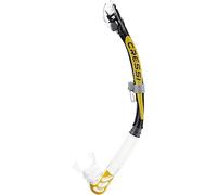 Cressi Alpha Ultra Dry Tuba Mixte, Transparent/Noir/Jaune