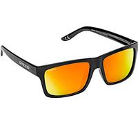 Cressi Bahia Floating Sunglasses Lunettes de Soleil de Sport Flottantes Polarisées Anti UV 100% Unisex-Adult, Noir/Verres Miroir Orange, Taille Unique