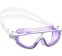 Cressi King Baloo Kid Goggles Lunettes de Natation Unisex-Youth, Lilas/Blanc, 7/15 Ans