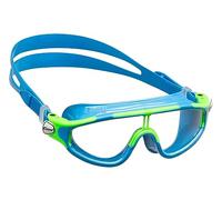 Cressi Baloo Lunettes de Natation Enfant, Bleu Clair/Lime Blanc, 2/7 Ans