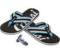 Cressi Beach Portofino Tongs Mixte Adulte, Noir/Bleu Clair, Taille 46