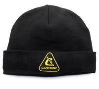 Cressi Beanie Unisex-Adult, Noir/Jaune, Taille Unique