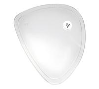 Cressi Big Eyes Evo-Quantum Opt. Lens Verres optiques de Masque Unisex-Adult, Trasparent, + 1.00 Left