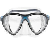 CRESSI Big Eyes Evolution Mask Clear/Blue-Masque Unique Big Eyes Evolution pour Randonnée Aquatique/Plongée, Transparent/Bleu, Taille Unique Adultes