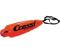 Cressi Boa Floating Buoy Small - Petite Bouée Gonflable pour Nageur/Snorkeler/Sub Signalisation, Orange, S, Unisexe