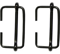 Cressi Buckle INOX (Pair) Boucles de Rechange pour Masque de Pinocchio Unisex-Adult, Noir, Une Taille