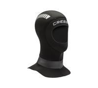 Cressi Orust Hood 5mm Cagoule de plongée Unisex-Adult, Noir/Argent, S/2
