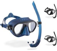 CRESSI Calibro Corsica Kit de randonnée Aquatique Mixte Adulte, Bleu Métal