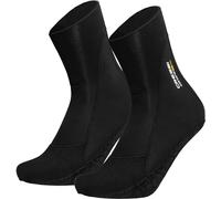 Cressi Canarie Lt Nero, 4 Mm, M Chaussettes de plongée, Noir/Noir, M Mixte