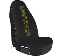 CRESSI Car Seat Cover Housse Imperméable pour Protéger Les Sièges de Voiture après Avoir Pratiqué Un Sport Unisex-Adult, Noir/Jaune, Taille Unique