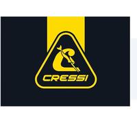 CRESSI Carpet 100 X 70cm Black/Yellow Tapis d'Entrée Extérieur et Intérieur pour Magasins et Bureaux Unisex-Adult, Noir/Jaune