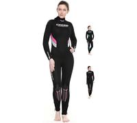 CRESSI Castoro Lady Monopiece Wetsuit - Combinaison Une Pièce Femmes de Plongée et l'Apnée en Néoprène Double Doublure