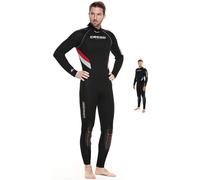 Cressi Castoro Man MONOPIECE Wetsuit Black/Red 5mm XXXL/7