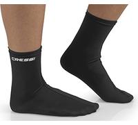 CRESSI Fins Socks Black - Chaussettes Unisex Ultra Stretch pour un Ajustement et une Protection Parfaits avec les Palmes