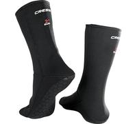 Cressi - Chaussons anti-dérapants en Néoprène tres Souple - épaisseur 2.5 mm - Noir - Large
