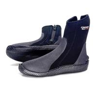 Cressi Bottes de plongée Isla – Néoprène 7 mm unisexe, semelles caoutchouc, Noir EU 42-43