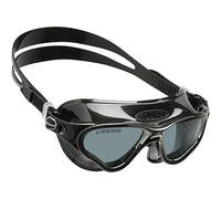 CRESSI Cobra Goggles Black/Smoked Lens - Lunettes de Natation Adultes Ideales pour la Piscine, le Triathlon et Tous les Sports Nautiques, Noir - Verres Fumés, Taille Unique