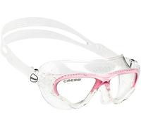 CRESSI Cobra Goggles Clear/Pink - Lunettes de Natation Adultes Ideales pour la Piscine, le Triathlon et Tous les Sports Nautiques, Clair/Rose - Verres Clairs, Taille Unique