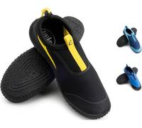 CRESSI Coco Shoes - Chaussures de Sports Conçues pour la Pratique des Sports d'Eau, Noir/Jaune, 41, Adultes