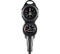 CRESSI Console PD2 Pressure+Depth Gauge Vale 300 C m/Bar plongée Unisex-Adult, Noir, Taille Unique