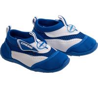 Cressi Coral Jr - Chaussons de sport Aquatique,de Plage et d'Eau pour Enfant, Blanc et Bleu, Taille 33
