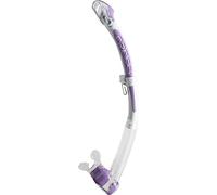 Cressi Corfu Snorkel Masque et Tuba Unisex-Adult, Trasparent/Blanc/Lilas, One Size