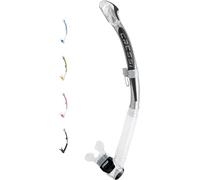 Cressi Corfu Snorkel Masque et Tuba Unisex-Adult, Trasparent/Argent/Noir, One Size