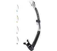 Cressi Corfu Snorkel Tuba Unisex-Adult, Noir/Noir, One Size