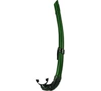 Cressi Corsica Premium Ultra Flexible Tuba (fabriqué en Italie), EG268598, Noir/Vert