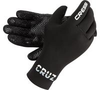 Cressi Cruz Gloves 2 Gants de Plongée Néoprène Noir 3mm Anti Slip Palm System Unisex-Adult