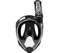 CRESSI Depuis 1946 - Duke Action Full Face Mask - Masque intégral CO2 Safe Grande Vision Snorkeling No Fog avec Tuba Dry et Support pour Caméra d’Action