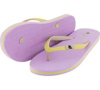 Cressi Depuis 1946 - Flip Flops St Tropez - Tongs Élégantes, Plage, Mer, Piscine, Salle de Sport, Loisirs, Séchage Rapide, Amortissantes, Douces, Antidérapantes, Lilas/Lime - 37/38 EU
