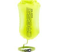 CRESSI Depuis 1946 - Glide Swim Buoy - Bouée de Signalisation, Gonflable, Pratique et Compacte Visibilité Maximale des Nageurs, Plongeurs et Triathlètes en Mer ou en Eaux Libres - Fluo - 28L