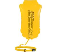 Cressi Depuis 1946 - Glide Swim Buoy - Bouée de Signalisation, Gonflable, Pratique et Compacte Visibilité Maximale des Nageurs, Plongeurs et Triathlètes en Mer ou en Eaux Libres - Jaune - 28L