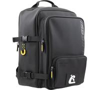 Cressi depuis 1946 - Malaga Travel Backpack 28 L - Sac à Dos Unisexe Noir/Jaune, Polyvalent et Fonctionnel 42x29x18 cm, Adapté aux Bagages à Main des Vols Ryanair, Easyjet, Wizz Air
