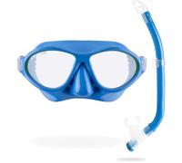 CRESSI depuis 1946 - Moon Kid Premium Junior Mask masque de natation et snorkeling pour enfants de 5 à 10 ans avec anti fog anti rayure protection UV large vision pour piscine mer et vacances