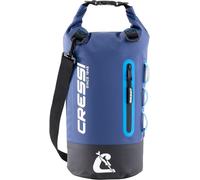 CRESSI Depuis 1946 - Ocelot Dry Bag - Sac Étanche Imperméable Unisex pour la Mer, Le Bateau et Les Activités Aquatiques, Disponible en Petit, Moyen et Grand Format, Bleu/Bleu Clair 10 L